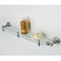 Полка стеклянная с бортиком WasserKraft Ammer K-7044 (ранее К-7024)