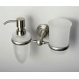 Держатель стакана и дозатора WasserKraft Ammer K-7089