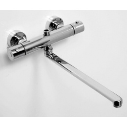 Термостатический смеситель для ванны с длинным изливом WasserKraft Berkel 4822L Thermo 