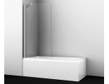 Стеклянная шторка на ванну WasserKraft Berkel 48P01-80 Fixed