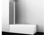 Стеклянная шторка на ванну WasserKraft Berkel 48P02-110L Matt glass Fixed