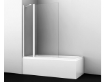 Стеклянная шторка на ванну WasserKraft Berkel 48P02-110WHITE Fixed