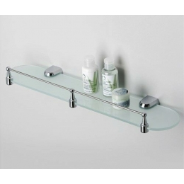 Полка стеклянная с бортиком WasserKraft Berkel K-6844 (ранее К-6824)