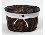 Плетеная корзина с крышкой WasserKraft Donau WB-530-M