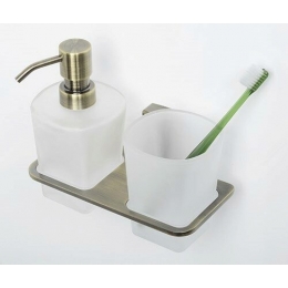 Держатель стакана и дозатора WasserKraft Exter K-5289