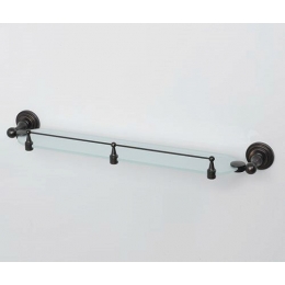 Полка стеклянная с бортиком WasserKraft Isar K-7344 (ранее К-7324)