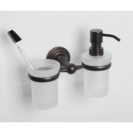 Держатель стакана и дозатора WasserKraft Isar K-7389