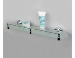 Полка стеклянная с бортиком WasserKraft Isen K-4044 (ранее К-4024)