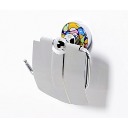 Держатель туалетной бумаги с крышкой WasserKraft Diemel K-2225