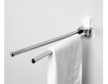 Рога двойные для полотенец WasserKraft Leine K-5031WHITE