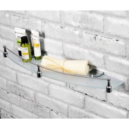 Полка стеклянная с бортиком WasserKraft Kammel K-8344 (ранее К-8324)