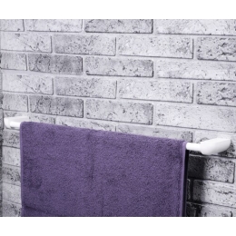 Держатель полотенец одинарный WasserKraft Kammel K-8330WHITE