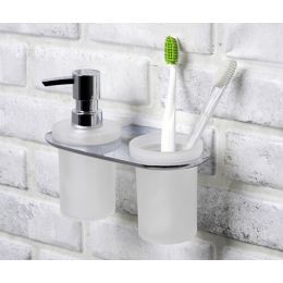 Держатель стакана и дозатора WasserKraft Kammel K-8389