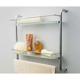 Полка стеклянная двойная WasserKraft K-2022