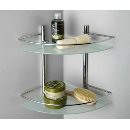 Полка стеклянная двойная WasserKraft K-3122