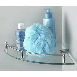 Полка стеклянная угловая WasserKraft