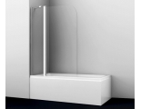Стеклянная шторка на ванну WasserKraft Leine 35P02-110 Fixed