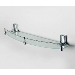 Полка стеклянная с бортиком WasserKraft Leine K-5044 (ранее К-5024)