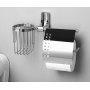 Держатель туалетной бумаги и освежителя WasserKraft Leine K-5059