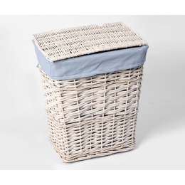 Плетеная корзина для белья с крышкой WasserKraft Lippe WB-450-S