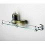 Полка стеклянная с бортиком WasserKraft Oder K-3044