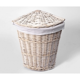 Плетеная корзина для белья с крышкой WasserKraft Vils WB-560-L