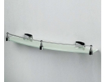 Полка стеклянная с бортиком WasserKraft Wern K-2544 (ранее К-2524)