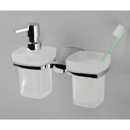 Держатель стакана и дозатора WasserKraft Wern K-2589