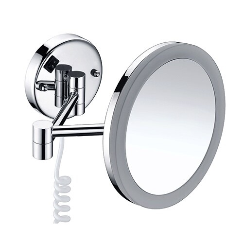 Зеркало с LED-подсветкой, 3-х кратным увеличением WasserKraft K-1004 купить в интернет магазине Санрай73