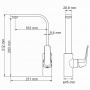 Смеситель для кухни WasserKraft Neime 1907