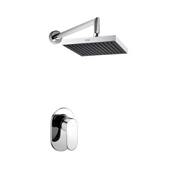 Встраиваемый комплект для душа с верхней душевой насадкой WasserKraft A12028