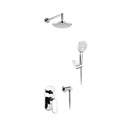 Встраиваемый комплект для душа с верхней душевой насадкой и лейкой WasserKraft A14029