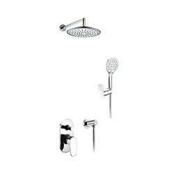 Встраиваемый комплект для душа с верхней душевой насадкой и лейкой WasserKraft A14030