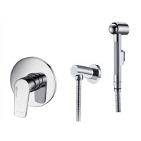 Встраиваемый комплект для биде со шлангом 100 см WasserKraft A06156