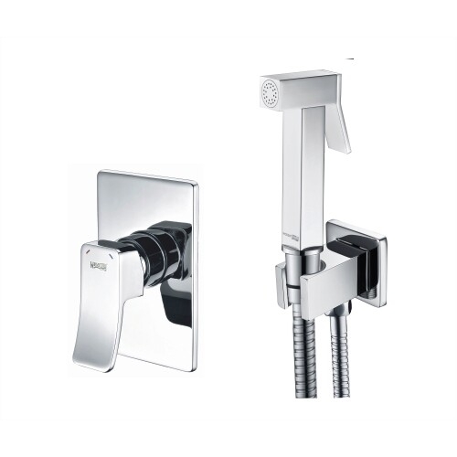 Встраиваемый комплект для биде со шлангом 120 см WasserKraft A106157 купить в интернет магазине Санрай73