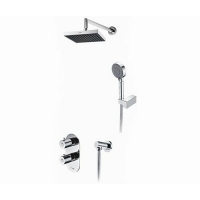 Встраиваемый комплект для душа с верхней душевой насадкой и лейкой WasserKraft A16028 Thermo