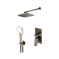 Встраиваемый комплект для душа с верхней душевой насадкой и лейкой WasserKraft A16040