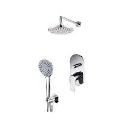 Встраиваемый комплект для душа с верхней душевой насадкой и лейкой WasserKraft A16629