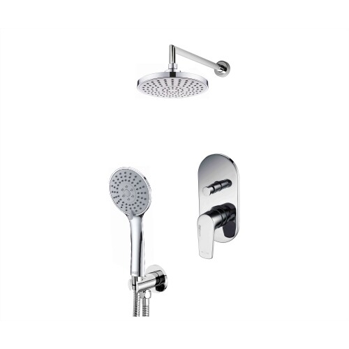 Встраиваемый комплект для душа с верхней душевой насадкой и лейкой WasserKraft A16629 купить в интернет магазине Санрай73